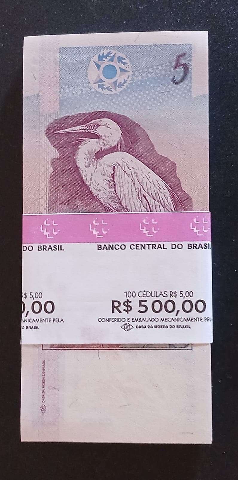 5 reais 1a. Família com lacre FE TOP 2